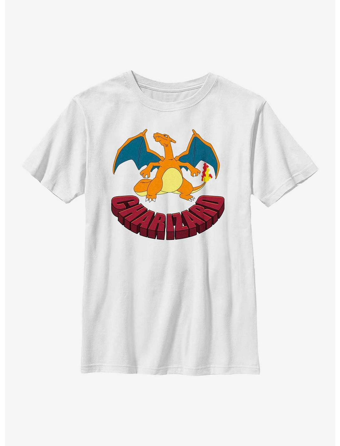 Pokemon Charizard Youth T-Shirt, WHITE, hi-res