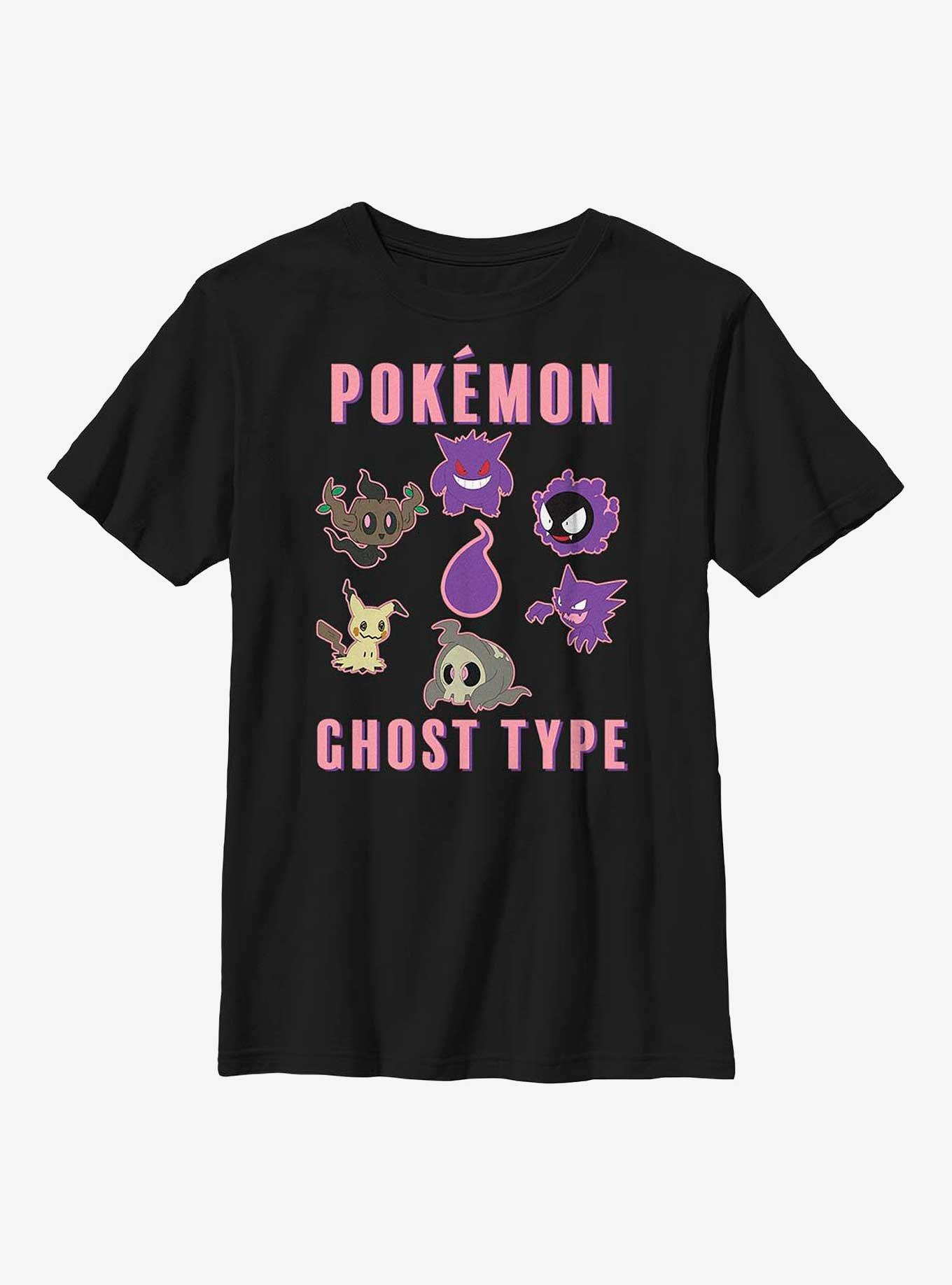 Pokemon Ghost Type Youth T-Shirt, BLACK, hi-res