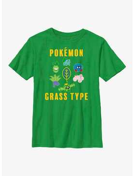 Pokemon Grass Type Youth T-Shirt, , hi-res