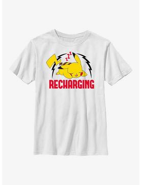 Pokemon Sleepy Pikachu Recharging Youth T-Shirt, , hi-res