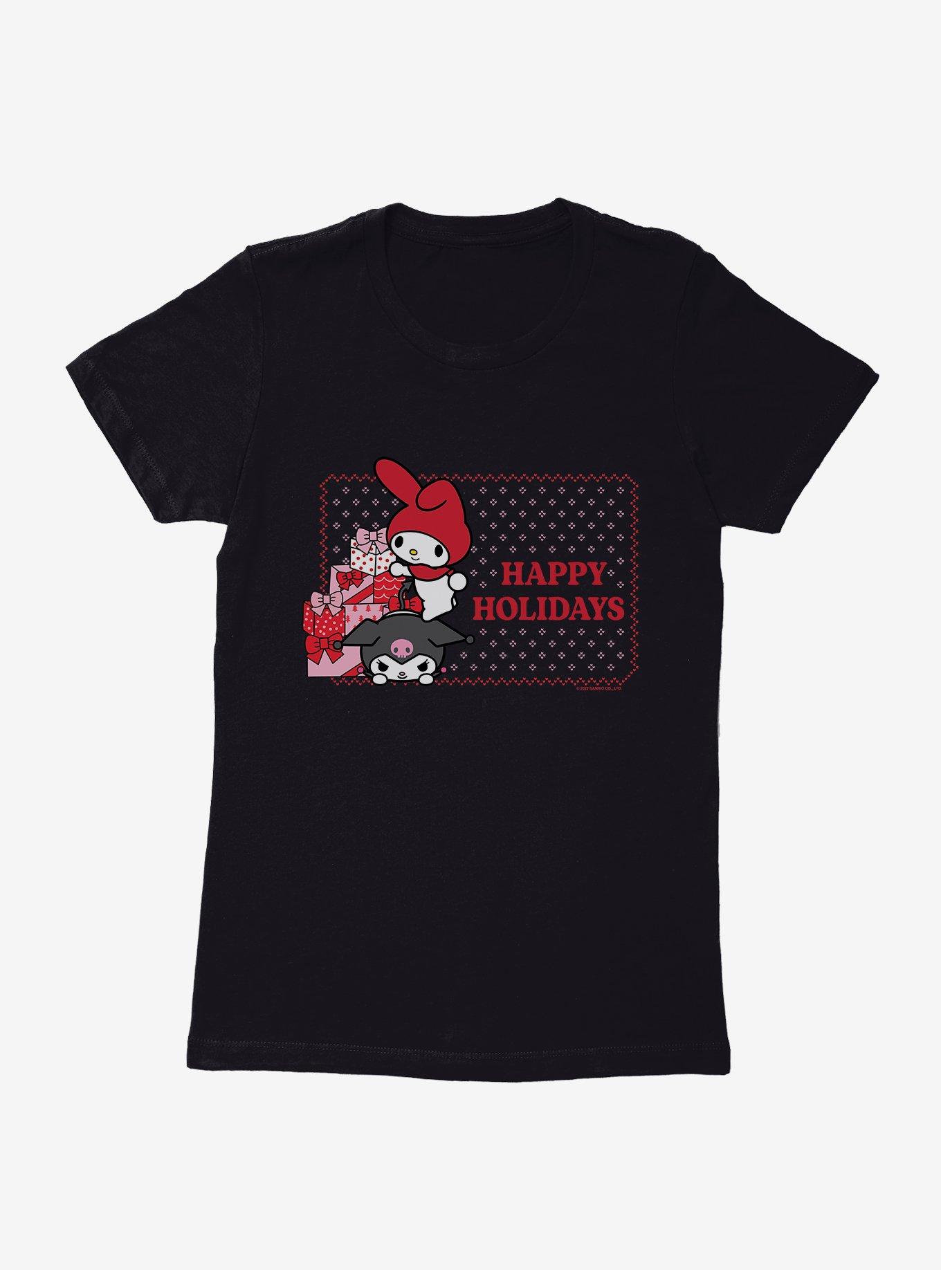 My Melody & Kuromi Holiday Presents Womens T-Shirt, , hi-res