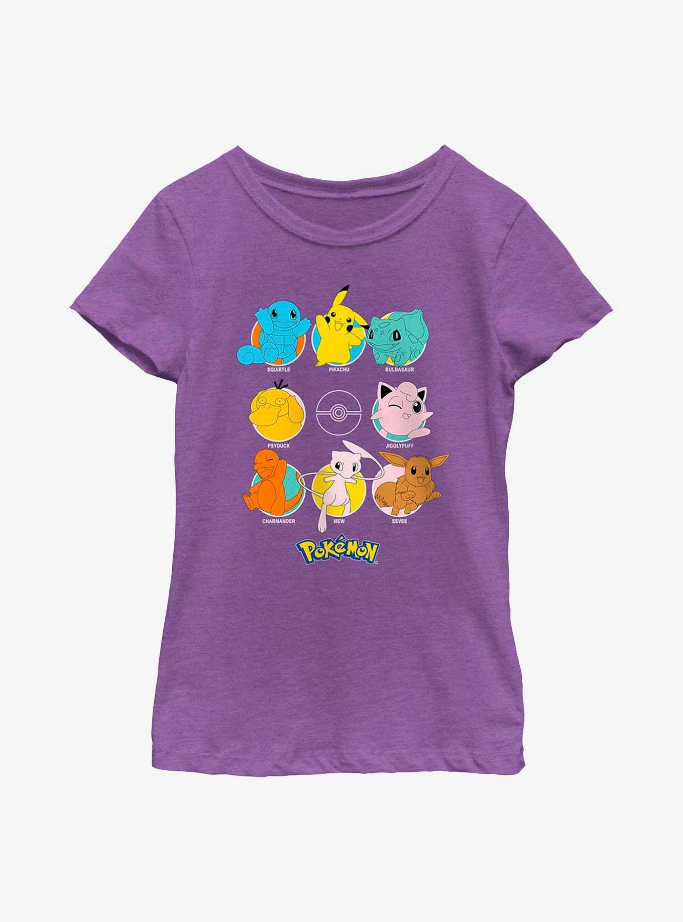 Pokemon Classic Pokemon Youth Girls T-Shirt, PURPLE BERRY, hi-res