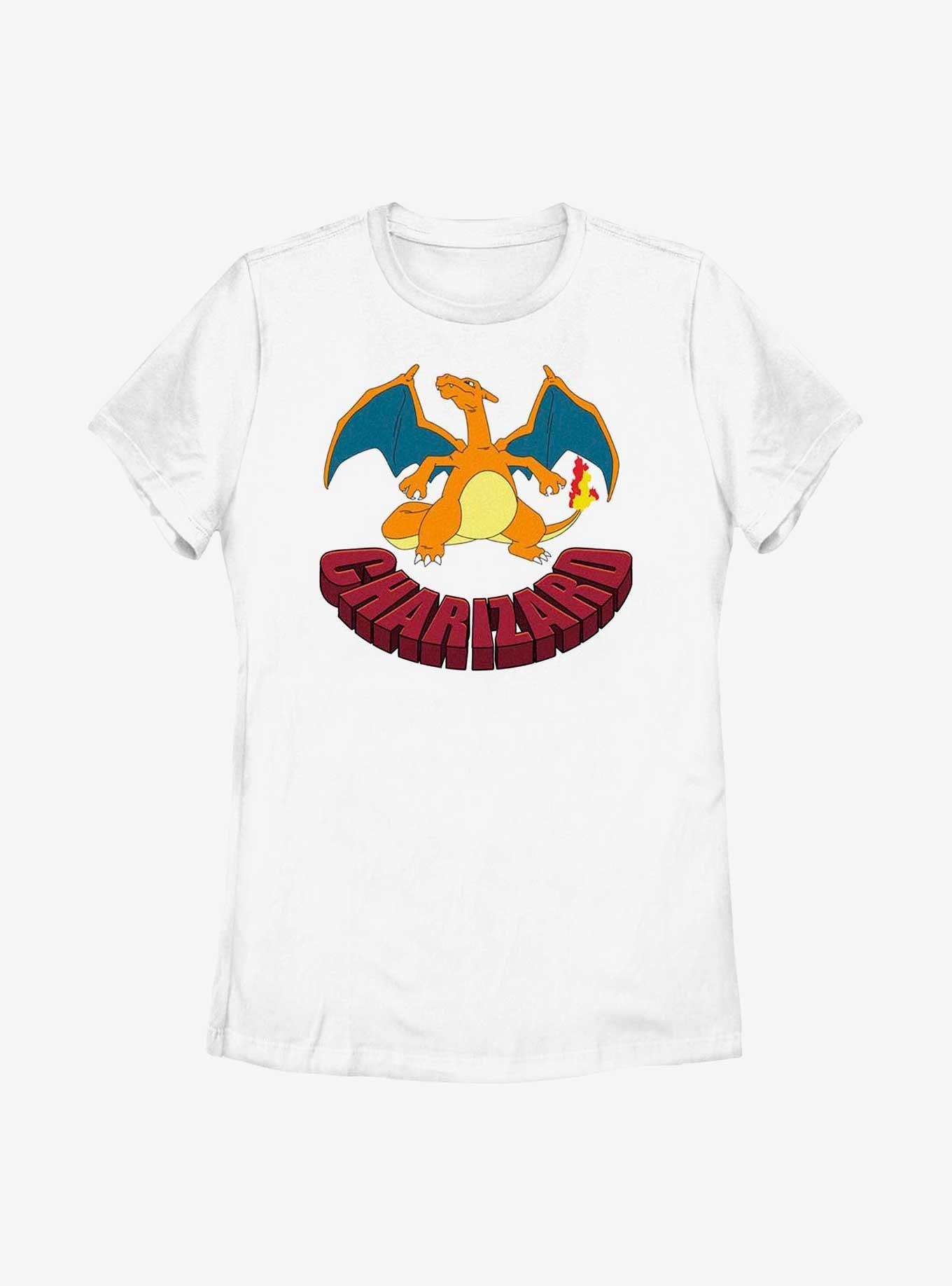 Pokemon Charizard Womens T-Shirt, WHITE, hi-res