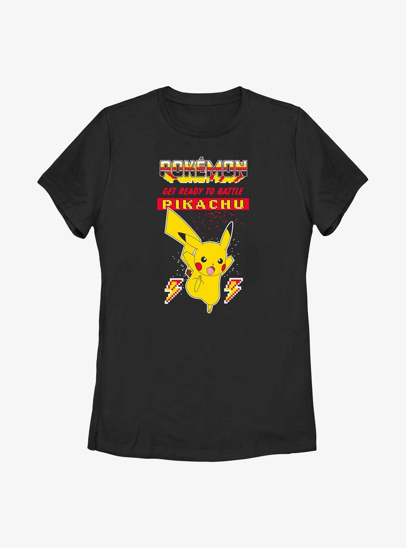 Pokemon Battle Ready Pikachu Womens T-Shirt, , hi-res