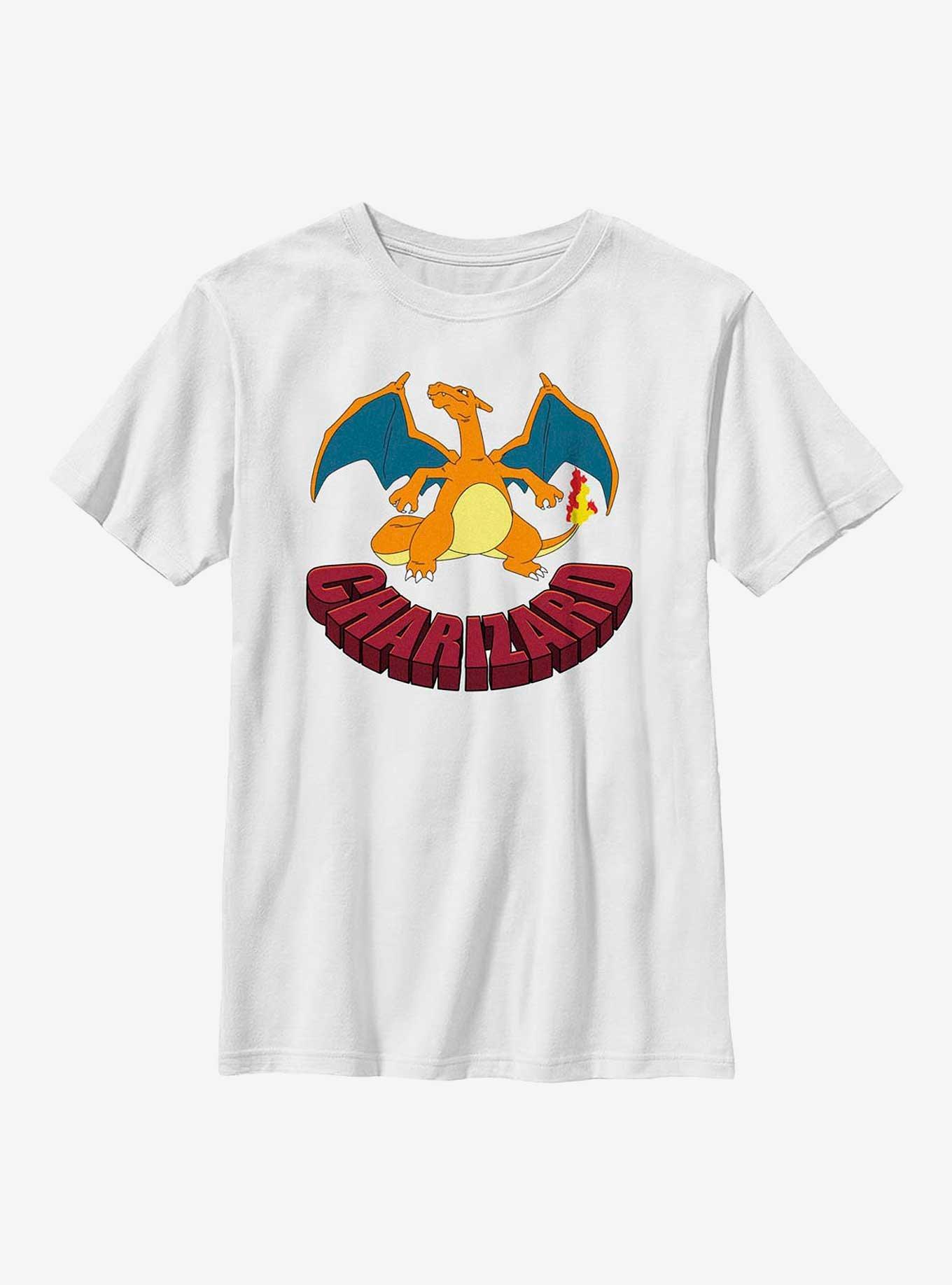 Pokemon Charizard Youth T-Shirt, WHITE, hi-res