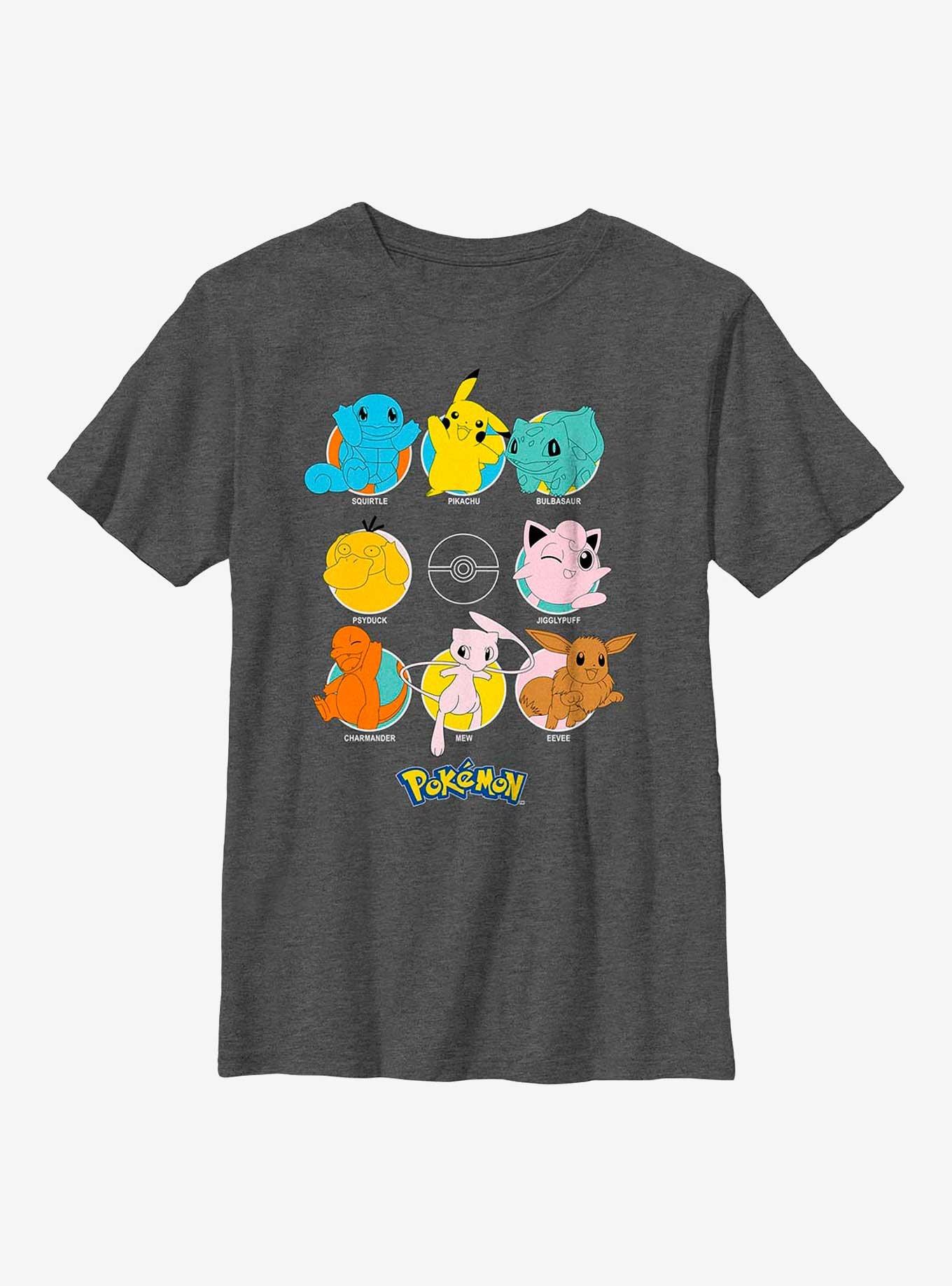 Pokemon Classic Pokemon Youth T-Shirt, CHAR HTR, hi-res