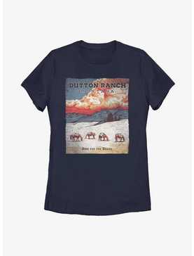 Yellowstone Dutton Ranch Poster Womens T-Shirt, , hi-res