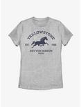Yellowstone Dutton Ranch Badge Womens T-Shirt, ATH HTR, hi-res