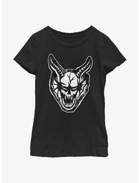 Stranger Things Cutout Demon Head Youth Girls T-Shirt, , hi-res