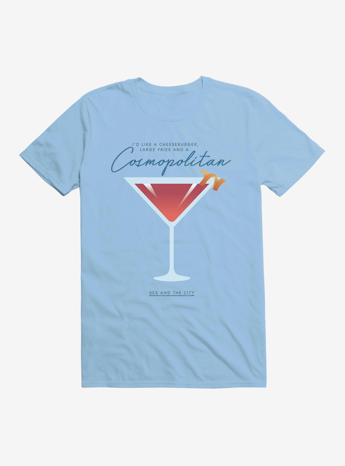Sex And The City Cosmopolitan T-Shirt, LIGHT BLUE, hi-res