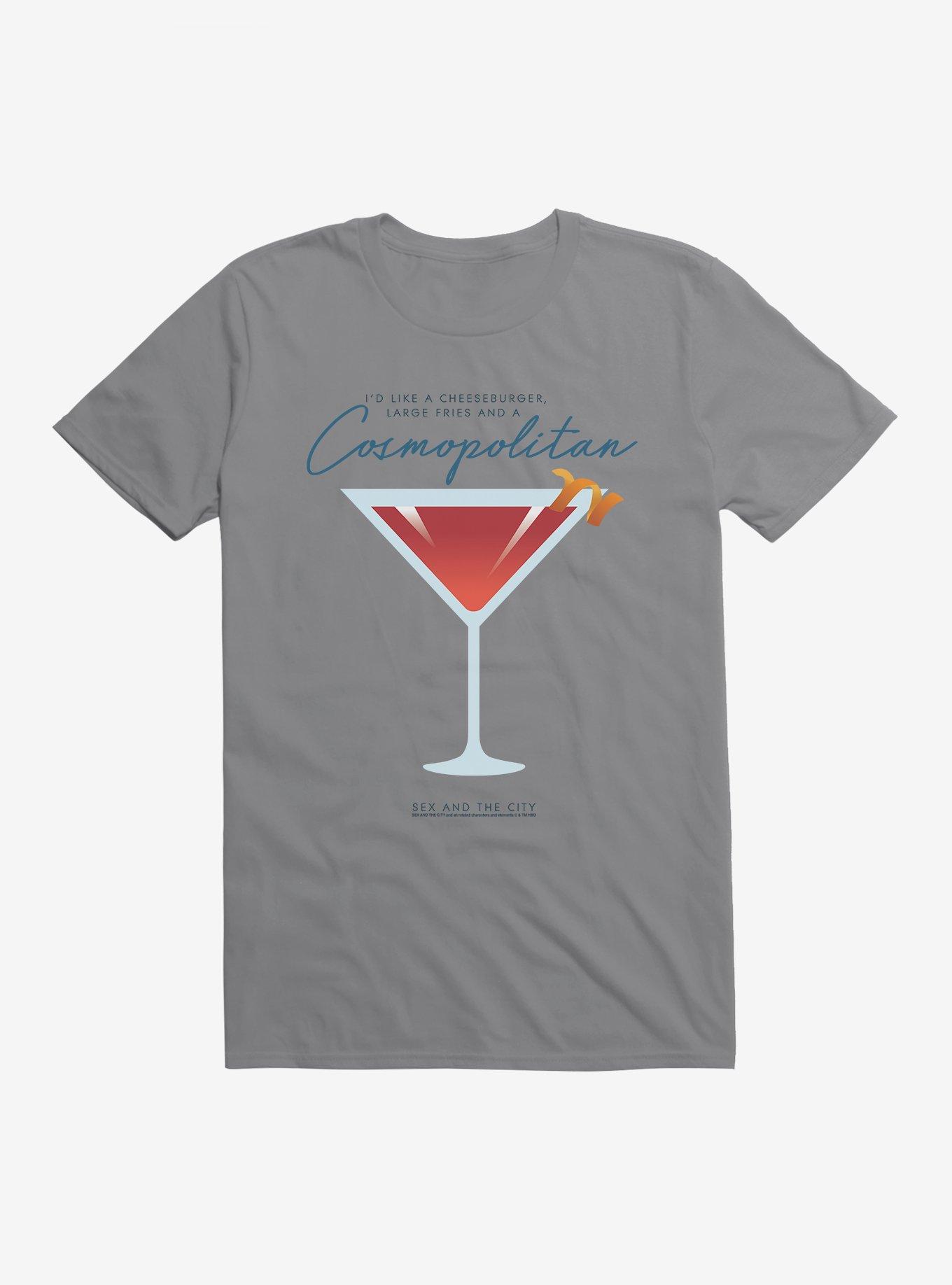 Sex And The City Cosmopolitan T-Shirt, STORM GREY, hi-res