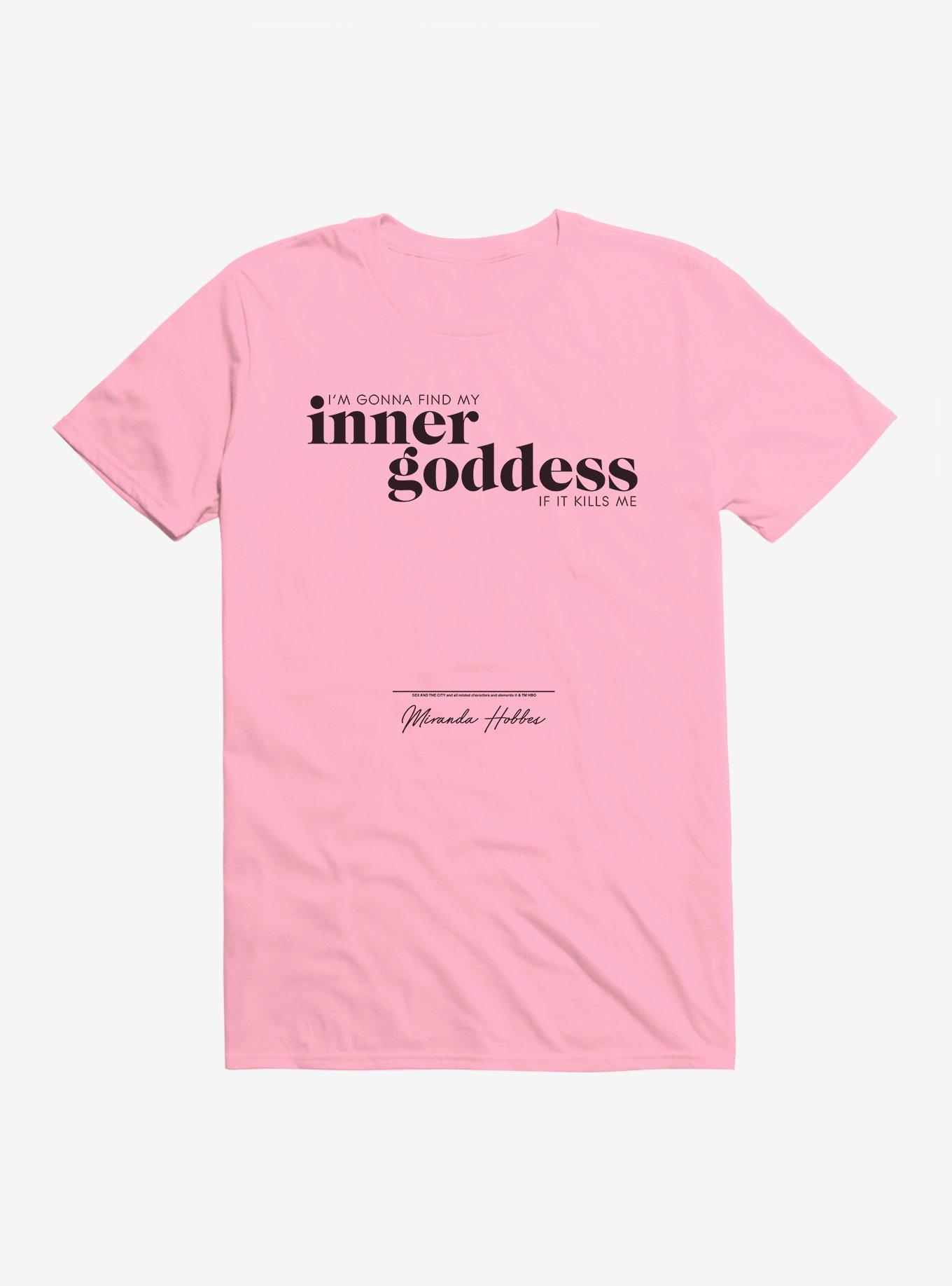 Sex And The City Inner Goddess T-Shirt, CHARITY PINK, hi-res