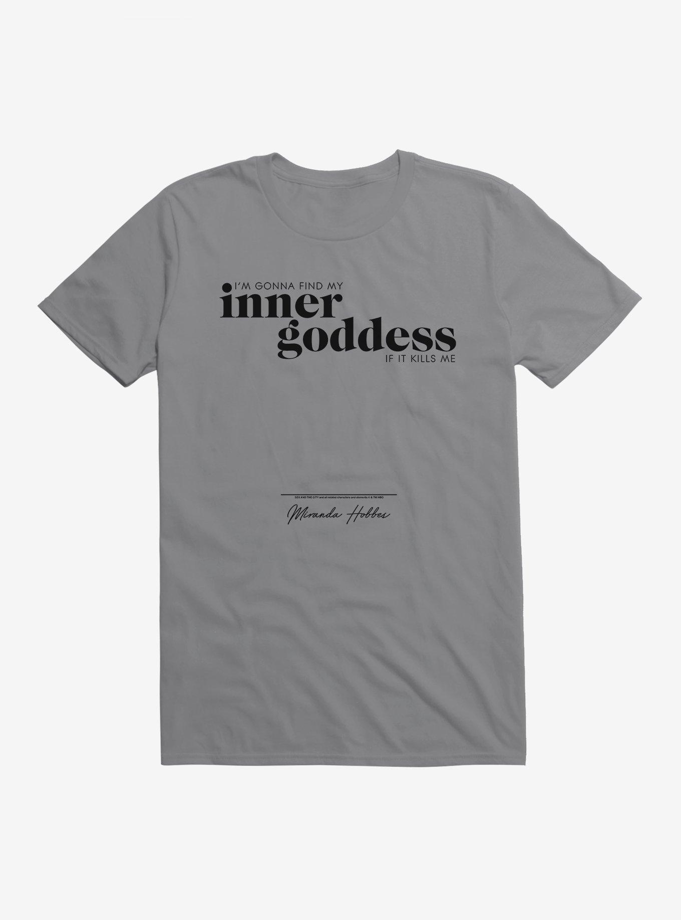 Sex And The City Inner Goddess T-Shirt, STORM GREY, hi-res