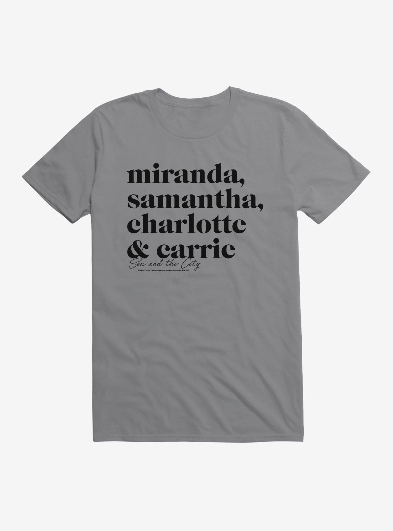 Sex And The City Names T-Shirt, , hi-res