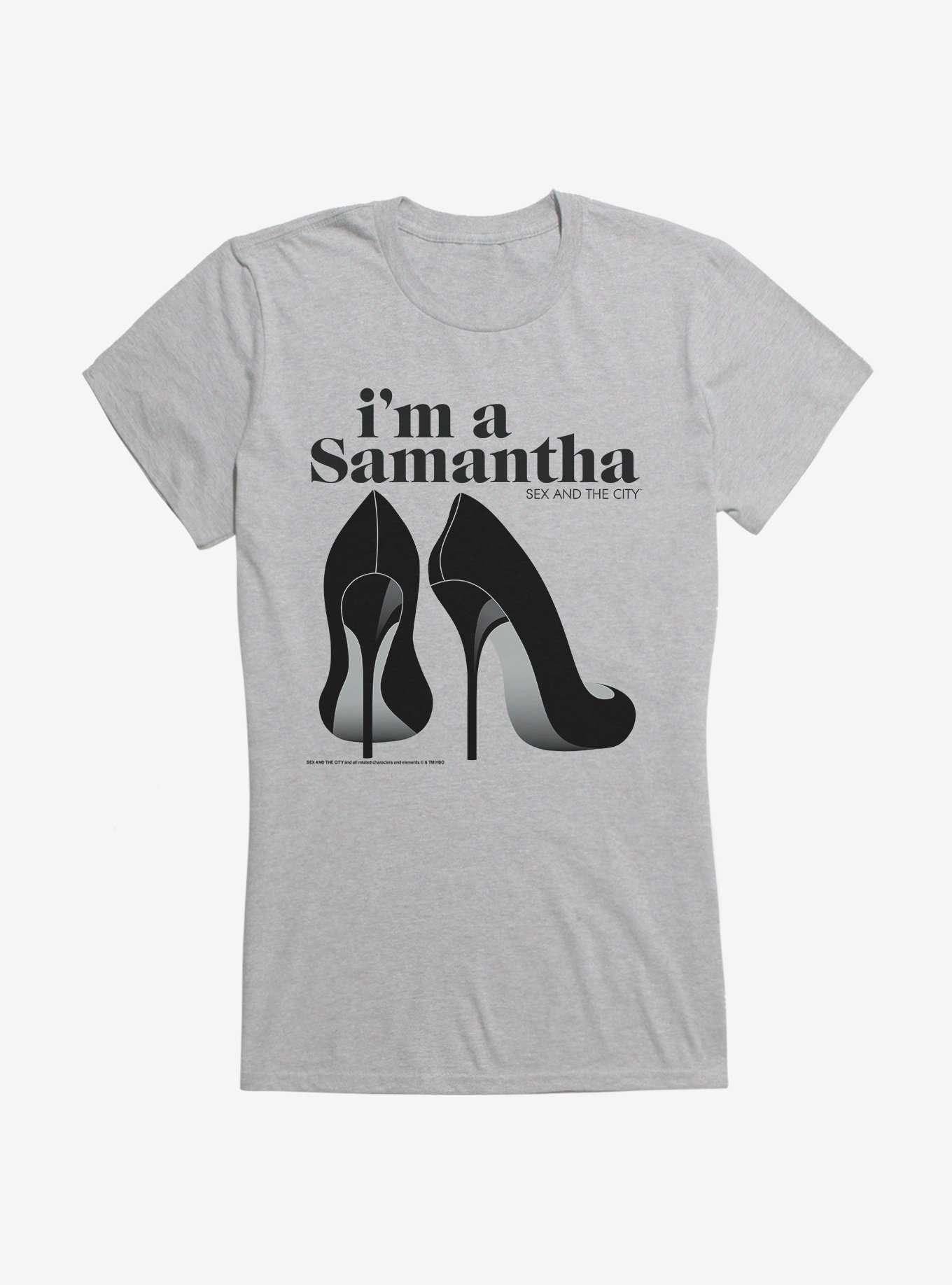 Sex And The City I'm A Samantha Girls T-Shirt, HEATHER, hi-res