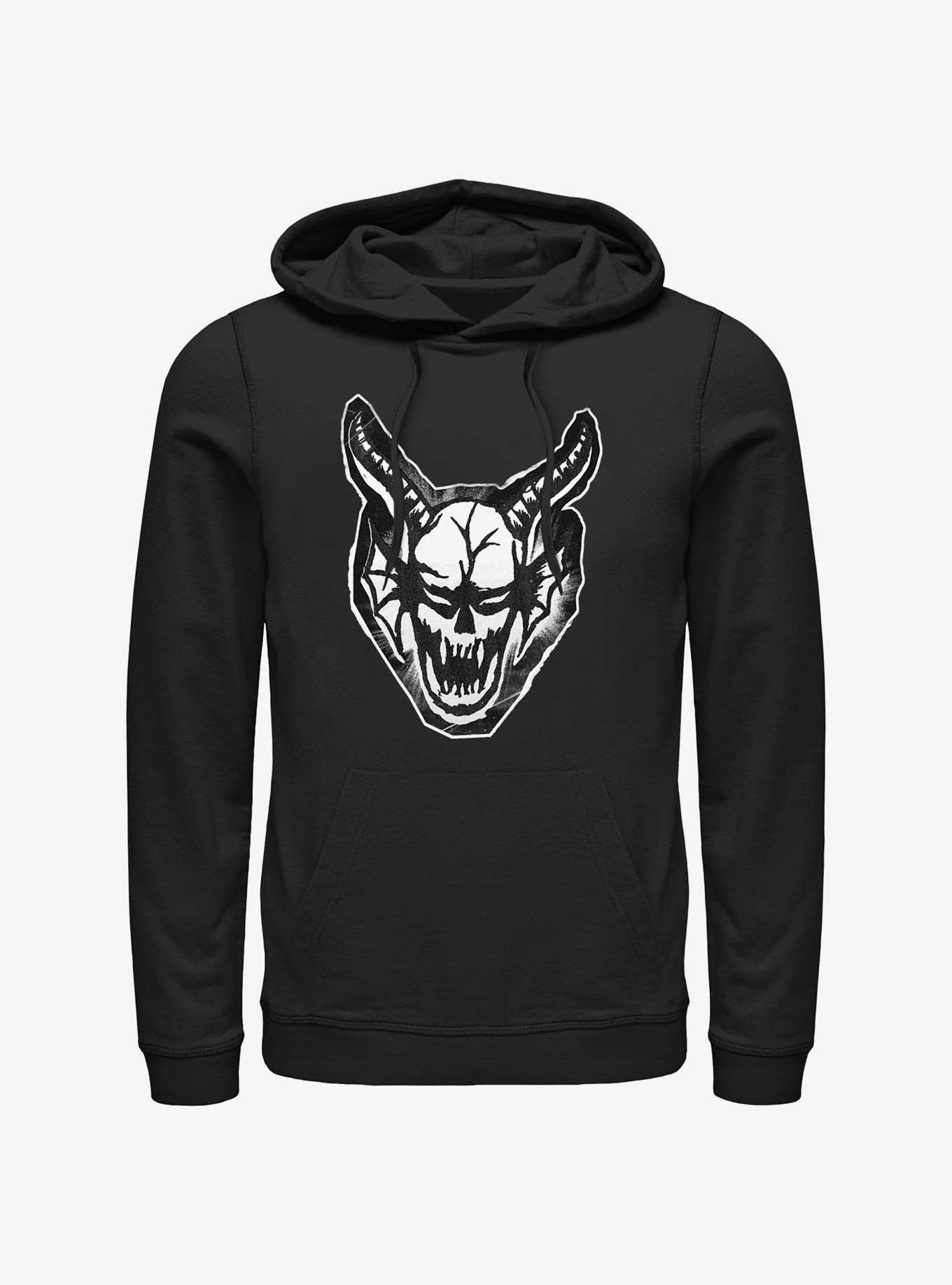 Stranger Things Cutout Demon Head Hoodie, , hi-res