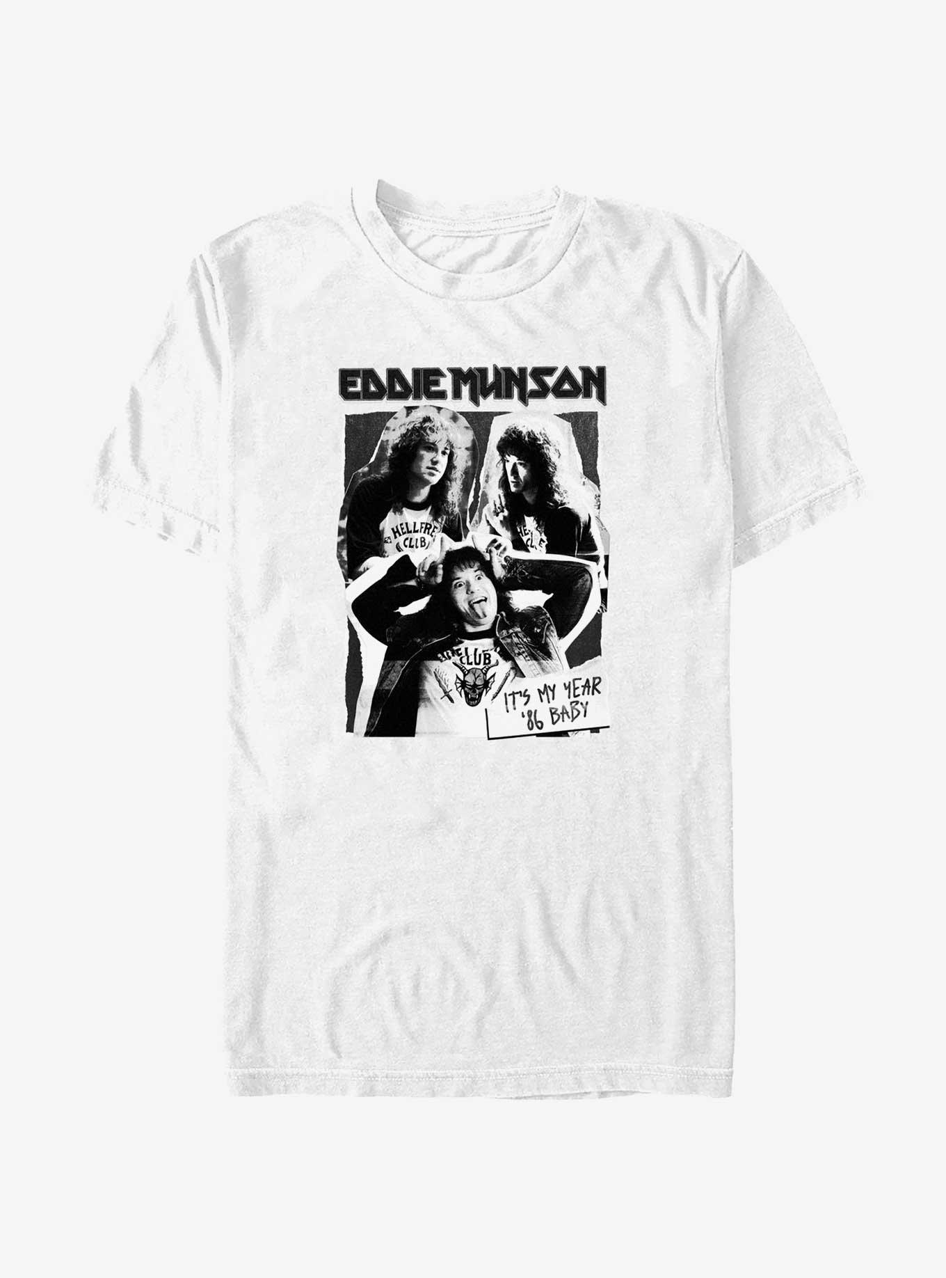 Stranger Things Tee - Cosplay Shirt, Eddie Munson, Black T-Shirt
