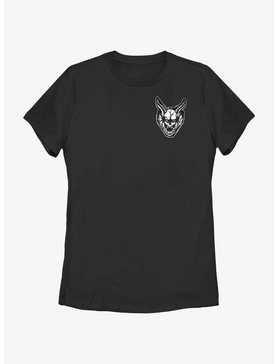 Stranger Things Cutout Demon Head Pocket Womens T-Shirt, , hi-res
