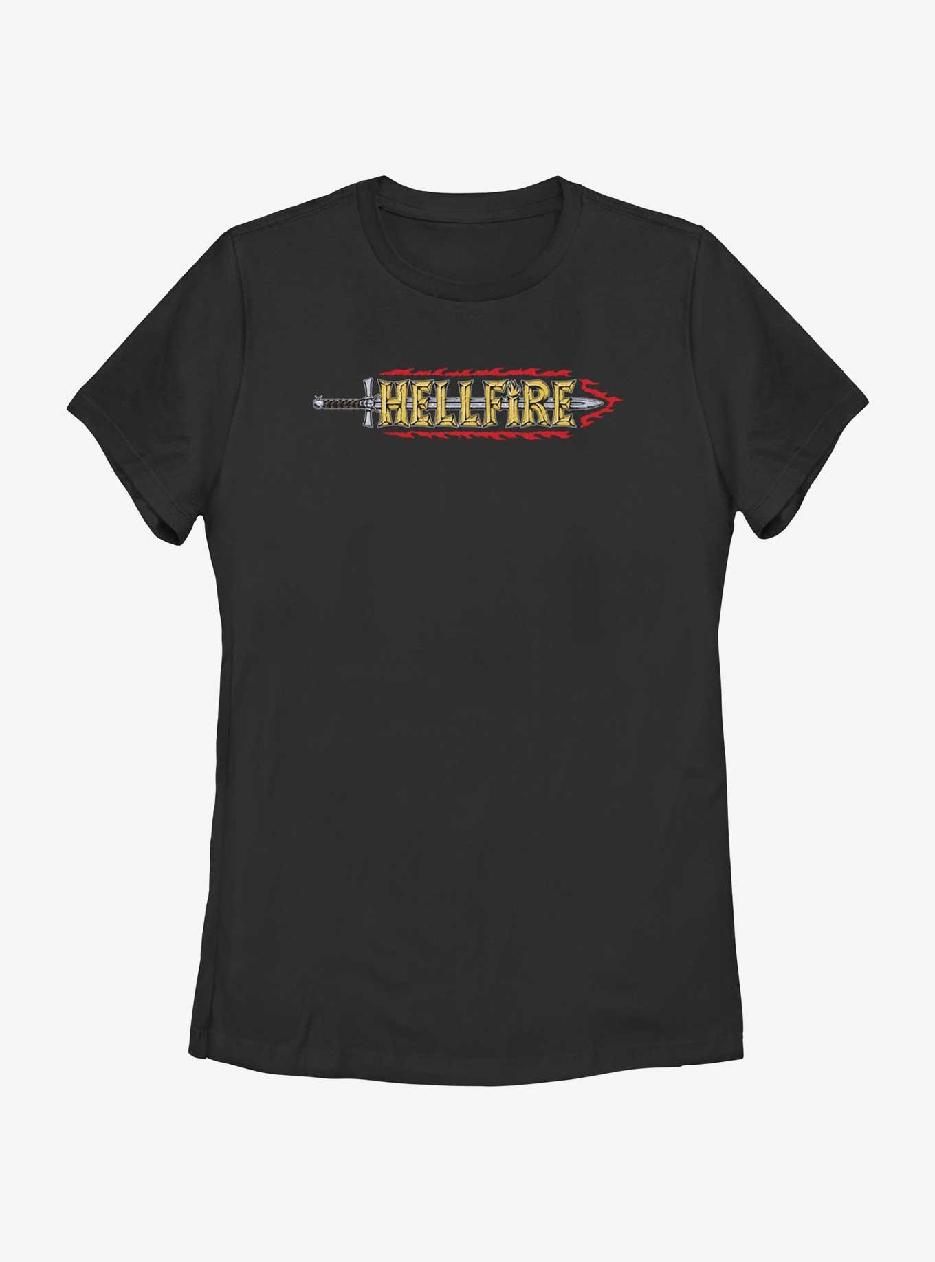 Stranger Things Hellfire Sword Logo Womens T-Shirt, , hi-res