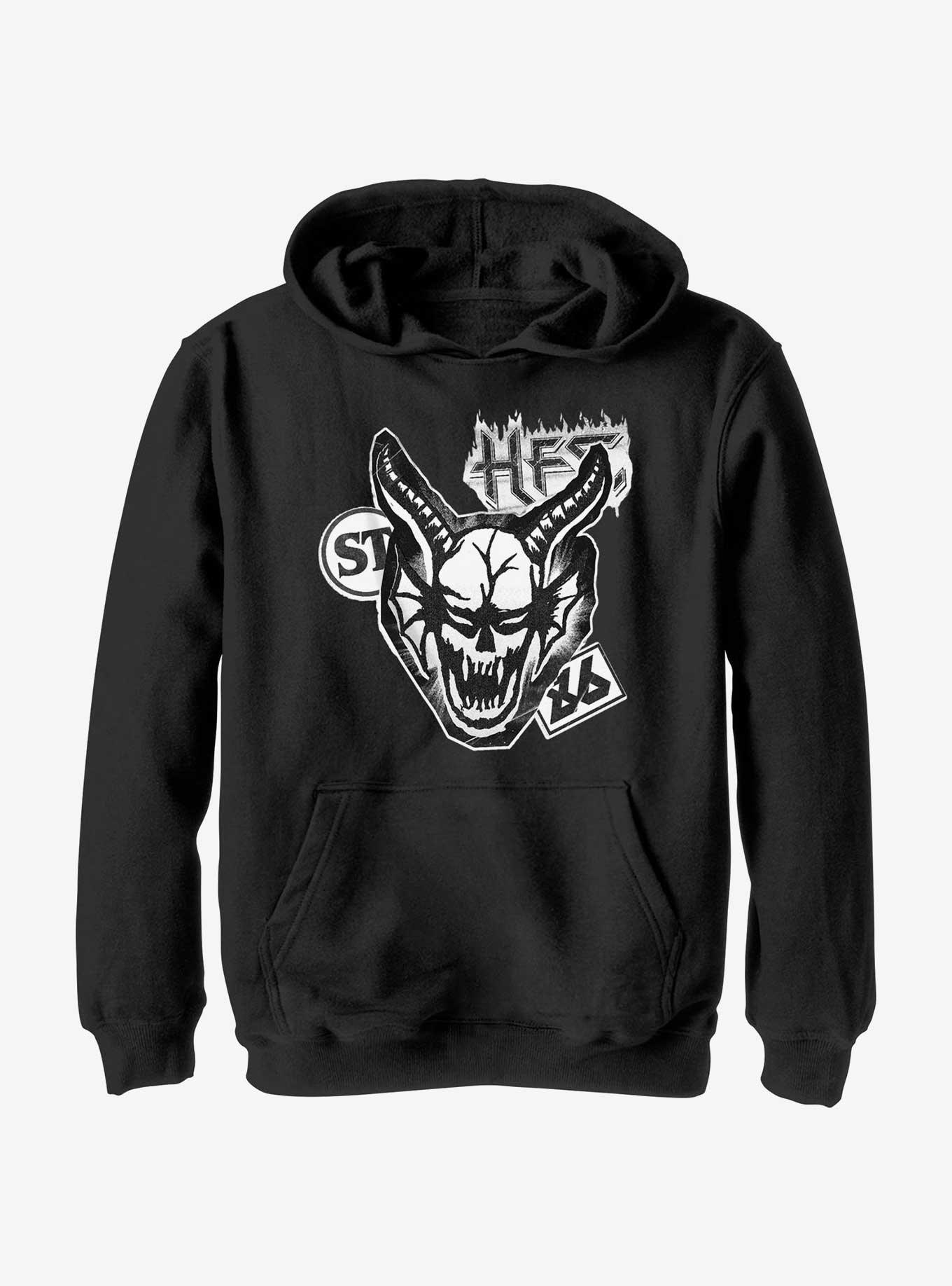 Stranger Things Cutout Hellfire Demon Youth Hoodie, , hi-res