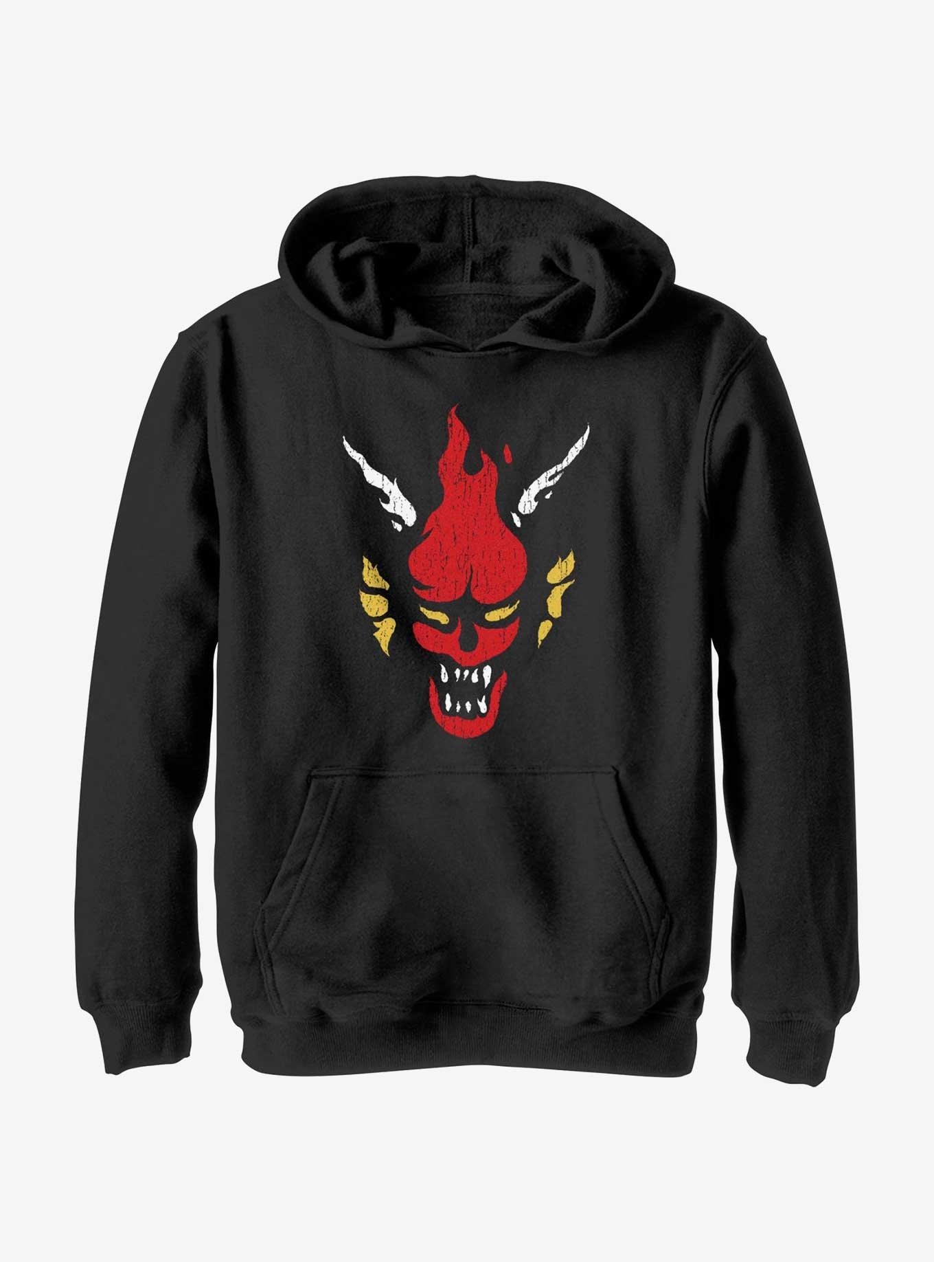 Stranger Things Demon Head Youth Hoodie, , hi-res