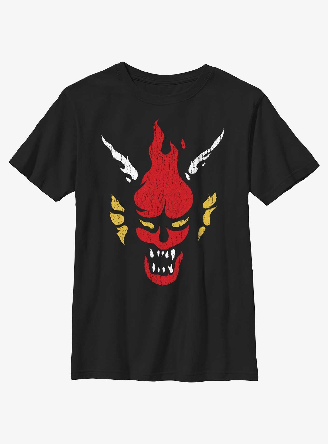 Stranger Things Demon Head Youth T-Shirt, , hi-res