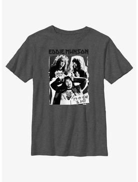 Stranger Things Eddie Munson Cutout Poster Youth T-Shirt, , hi-res