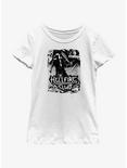 Stranger Things Eddie Munson Concert Poster Youth Girls T-Shirt, WHITE, hi-res