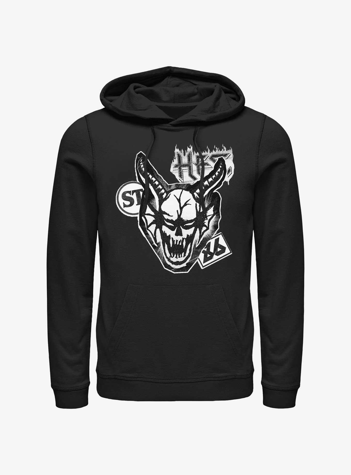 Stranger Things Cutout Hellfire Demon Hoodie, , hi-res