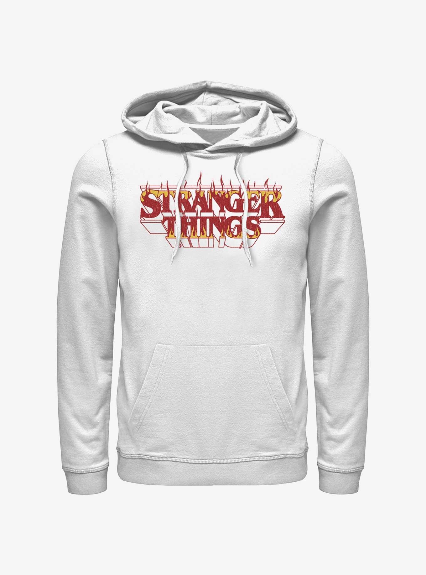 Stranger Things Fire Logo Hoodie, , hi-res