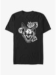 Stranger Things Cutout Hellfire Demon T-Shirt, BLACK, hi-res
