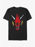 Stranger Things Demon Head T-Shirt, BLACK, hi-res