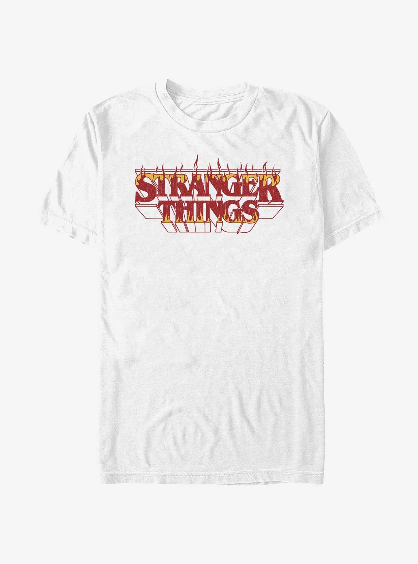 Stranger Things Fire Logo T-Shirt, , hi-res