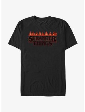 Stranger Things Logo On Fire T-Shirt, , hi-res