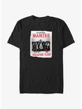 Stranger Things Hellfire Club Players Wanted Poster T-Shirt, BLACK, hi-res