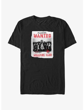 Stranger Things Hellfire Club Players Wanted Poster T-Shirt, , hi-res