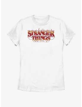 Stranger Things Fire Logo Womens T-Shirt, , hi-res