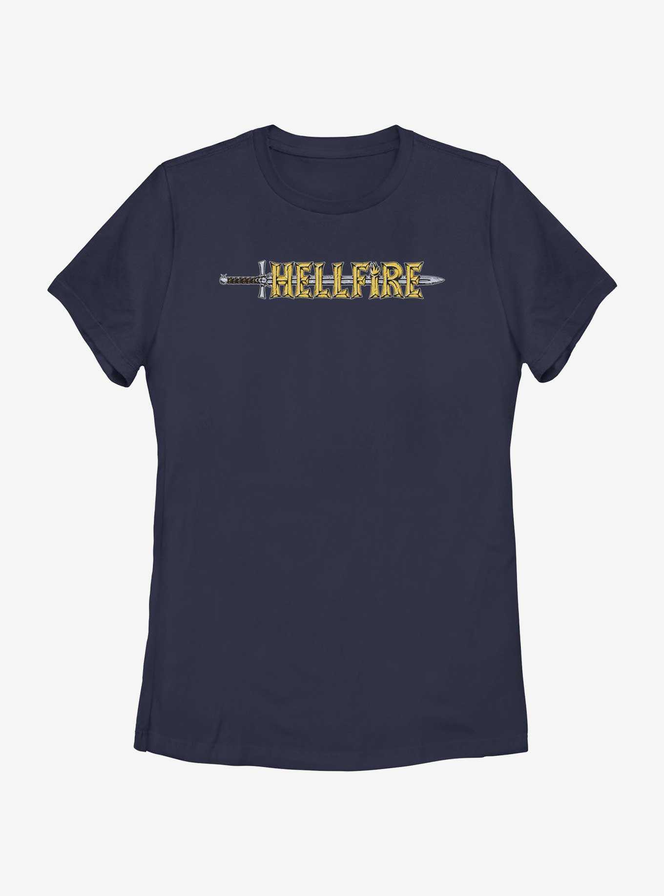 Stranger Things Hellfire Sword Logo Womens T-Shirt, , hi-res