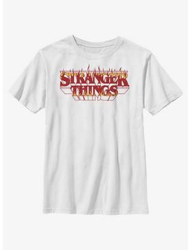 Stranger Things Fire Logo Youth T-Shirt, , hi-res