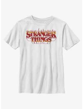 Stranger Things Fire Logo Youth T-Shirt, , hi-res