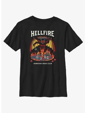 Stranger Things Hellfire Hawkins High Club Youth T-Shirt, , hi-res