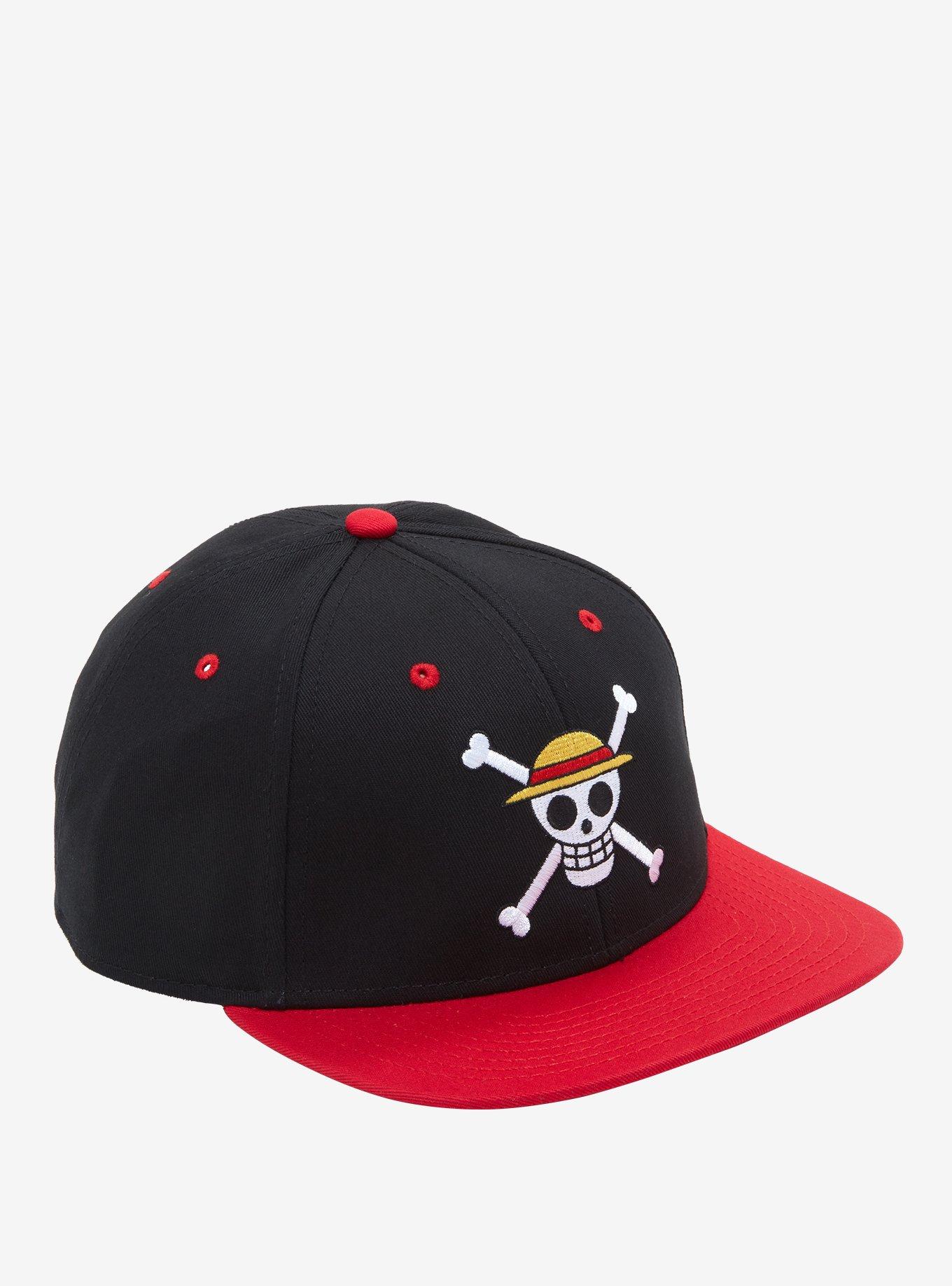 One Piece Straw Hats Jolly Roger Snapback Hat, , hi-res