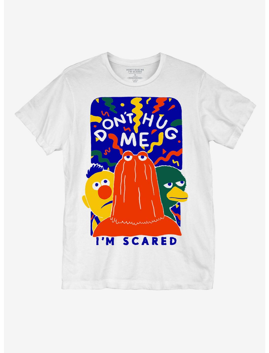 Don't Hug Me I'm Scared Trio Boyfriend Fit Girls T-Shirt