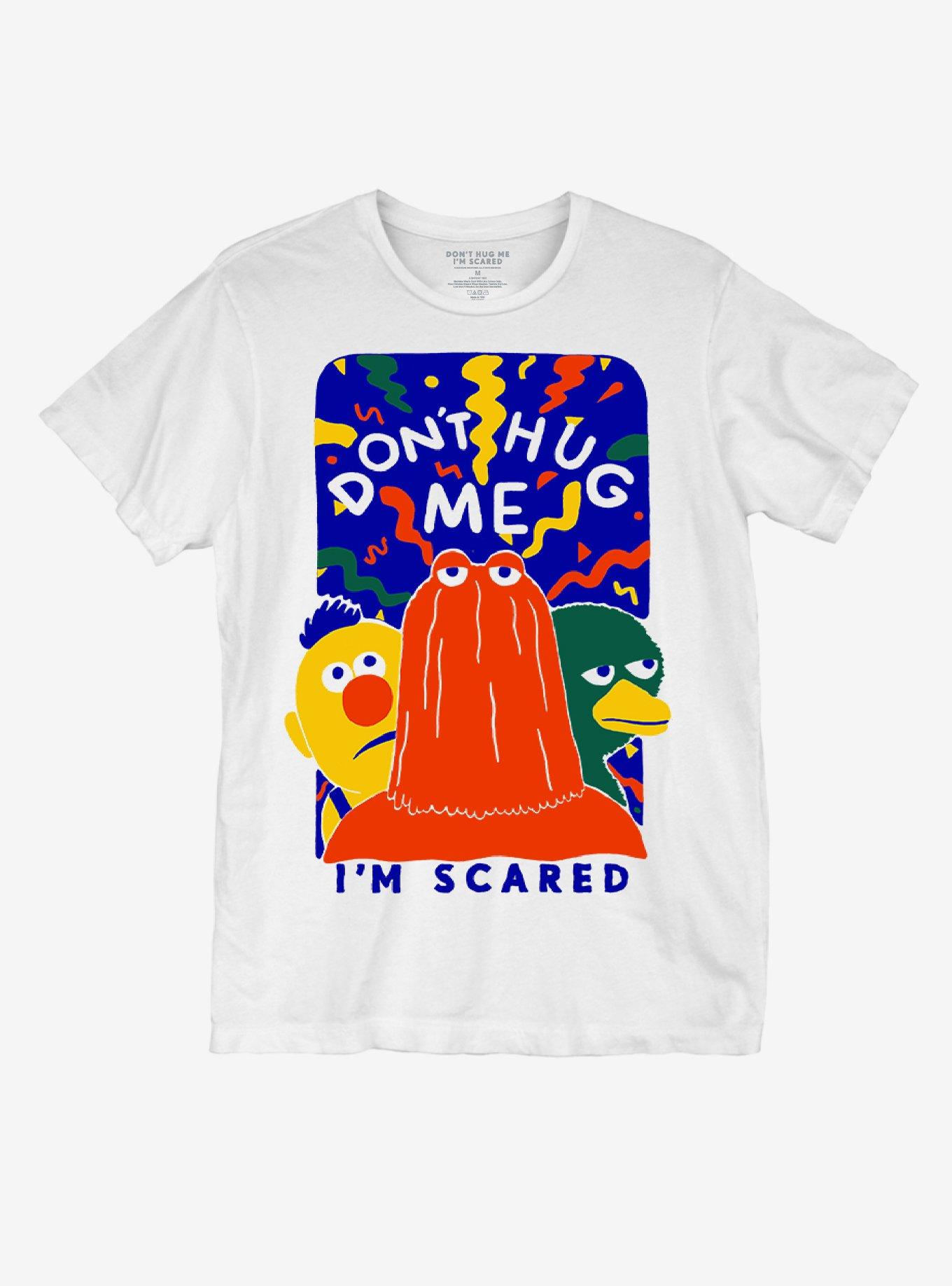 Don't Hug Me I'm Scared Trio Boyfriend Fit Girls T-Shirt, MULTI, hi-res