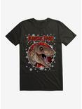 Jurassic Park Christmas Holiday T-Rex T-Shirt, , hi-res