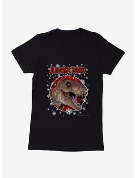 Plus Size Jurassic Park Christmas Holiday T-Rex Womens T-Shirt, , hi-res
