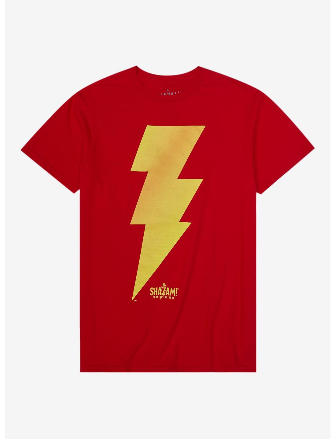 DC Comics Shazam!: Fury Of The Gods Lightning Bolt Logo T-Shirt | Hot Topic