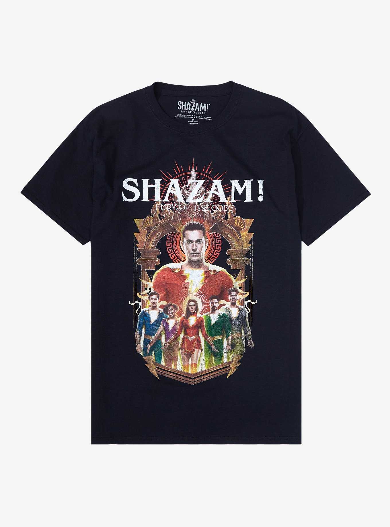 Men's Shazam! Fury Of The Gods Heroes Group Portrait T-shirt - White - 3x  Large : Target