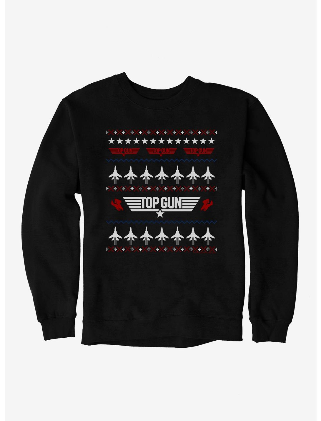 Top Gun Ugly Christmas Sweater Jets Sweatshirt, , hi-res