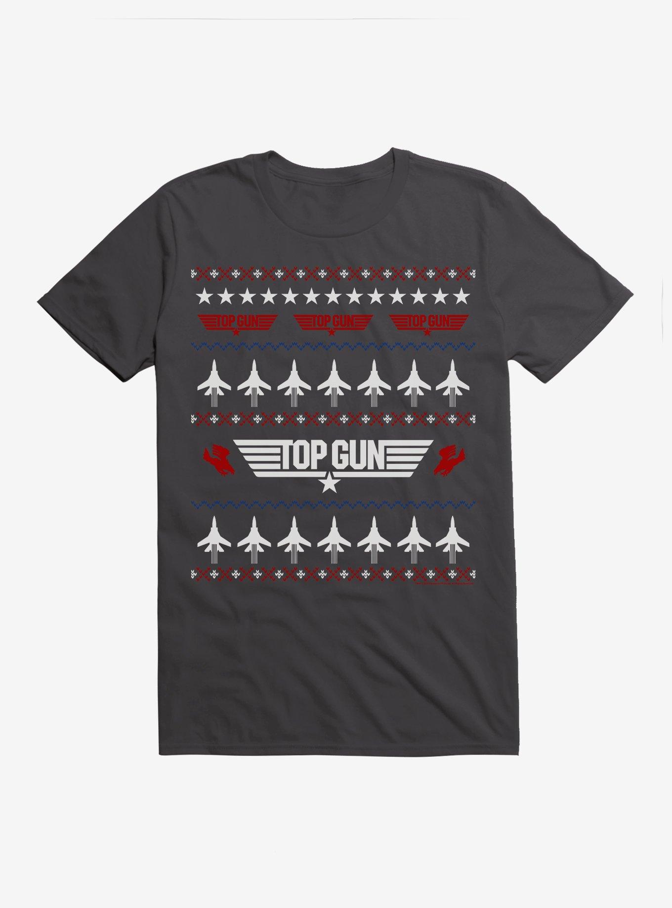 Top Gun Ugly Christmas Sweater Jets T-Shirt